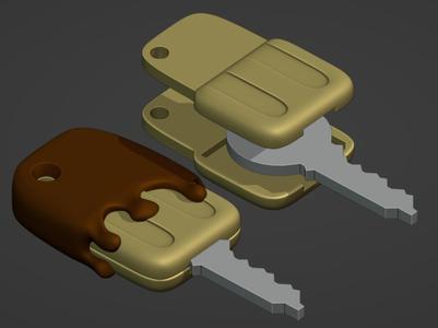 Ice Cream Key Cover