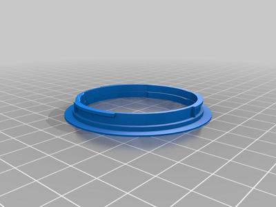 Pentax K to Canon EOS EF lens adapter