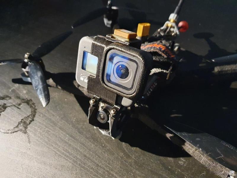 GoPro Hero 8 & Matek GPS Mount for iFlight DC5 & DC7