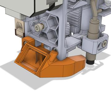 Locked RHD Fan duct for MK3 Bondtech BMG Mosquito