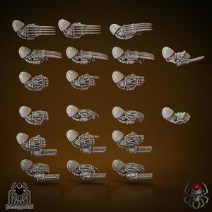 Melee Weapon Set from Heavy Armor Flame Lizards Squad (Bits)