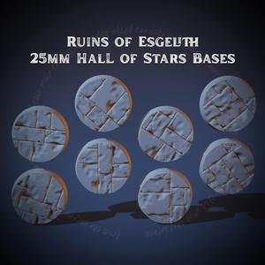 Ruins of Esgelith - 25mm Hall of Stars Bases