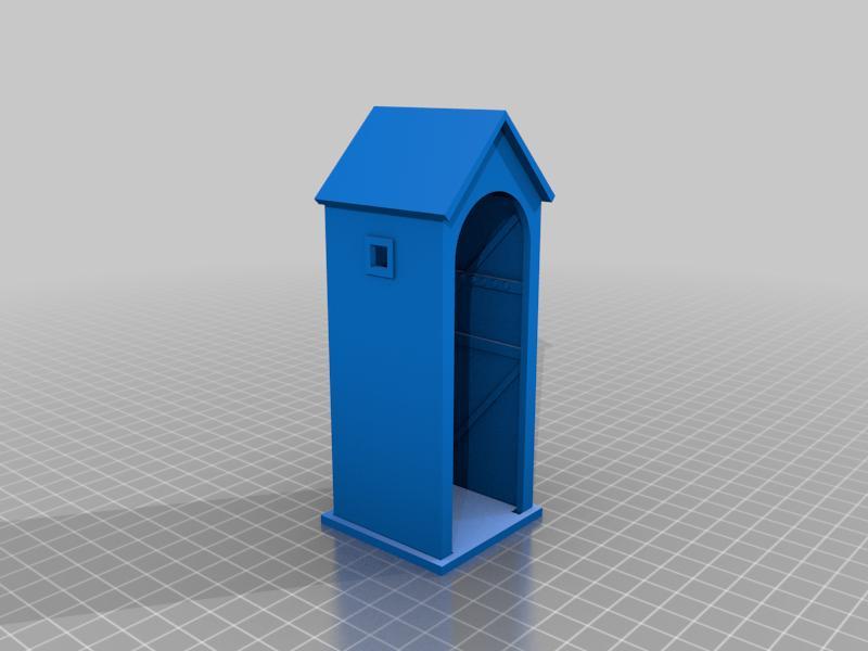 German WW2 Axis Sentry Box 