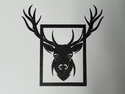 deer silhouette (wall art)