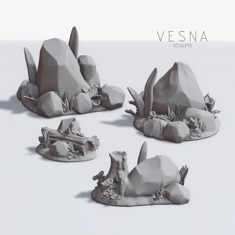 ROUGH WOODLAND TERRAIN SET