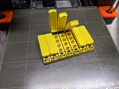 Nozzle Box/Holder - Modular - Print in Place Lids