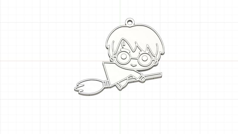 Harry Potter Keychain - Animated