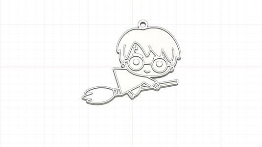 Harry Potter Keychain - Animated