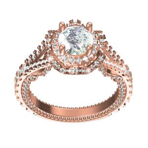 Antique Art Deco Diamond Engagement Ring 2