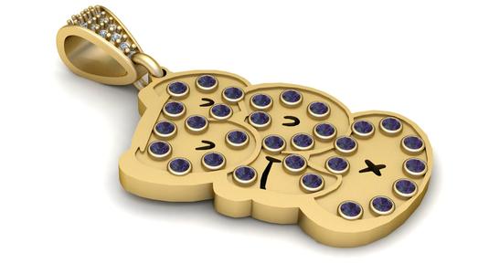 Cute Gold Pendant3D printable model