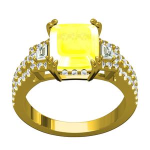 Three Stone Diamond Halo Split Shank Engagement Ring