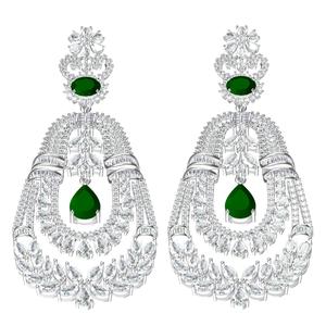 Beautiful Art Deco Hip-Hop Earring