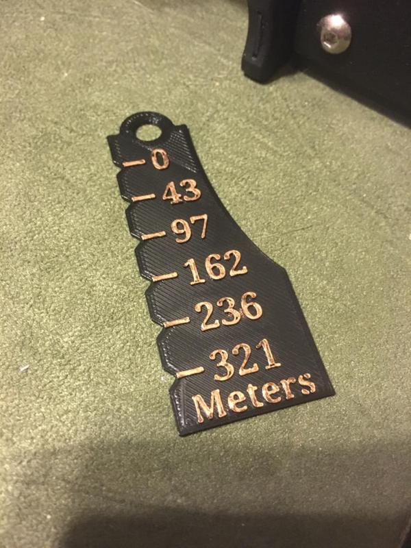 Hatchbox Filament Ruler