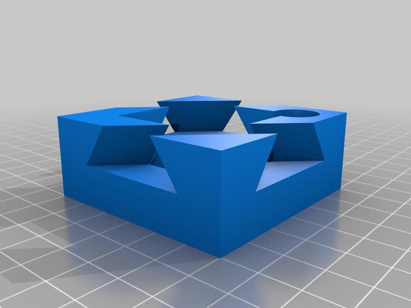 Impossible Dovetail Box (with room for 12/13mm magnetic marble and two 12x4mm disk magnets)
