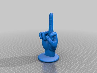 Middle Finger w/ Base