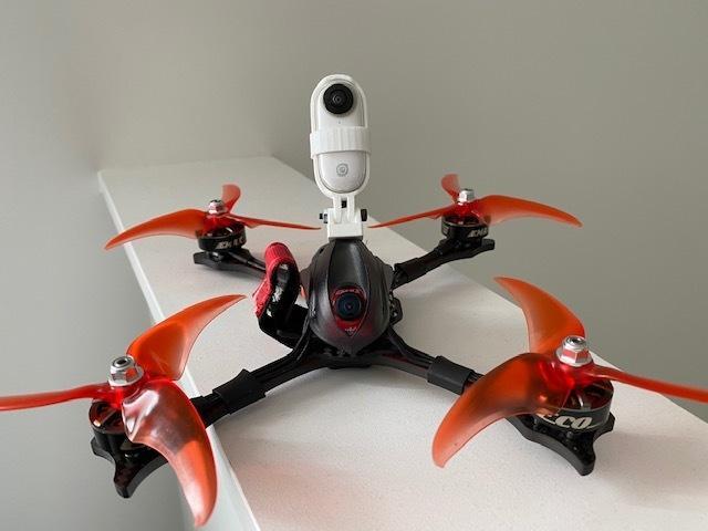 EMAX HAWK 5 insta360 go mount