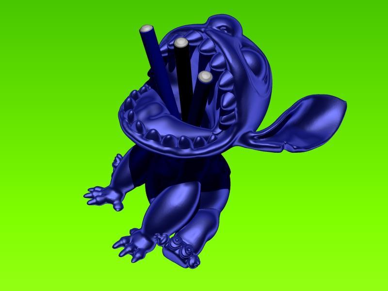 PEN HOLDER PEN HOLDER STITCH DISNEY PENCIL HOLDER