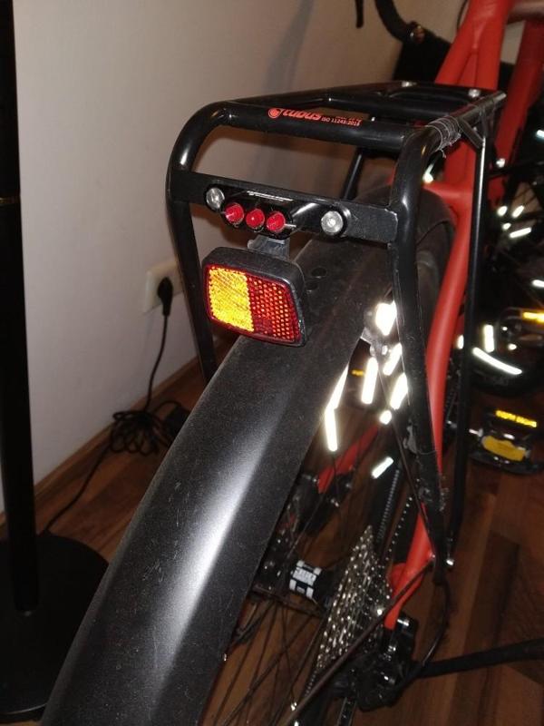 Supernova E3 Bicycle Reflector Rack Mount (50 mm)