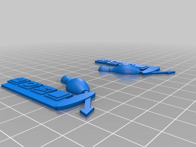 HO Scale Bowl Sign