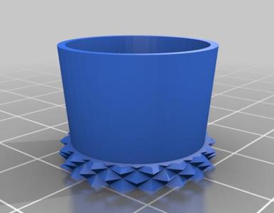 SuperTrickler Bulk Tube Cap with Knurling