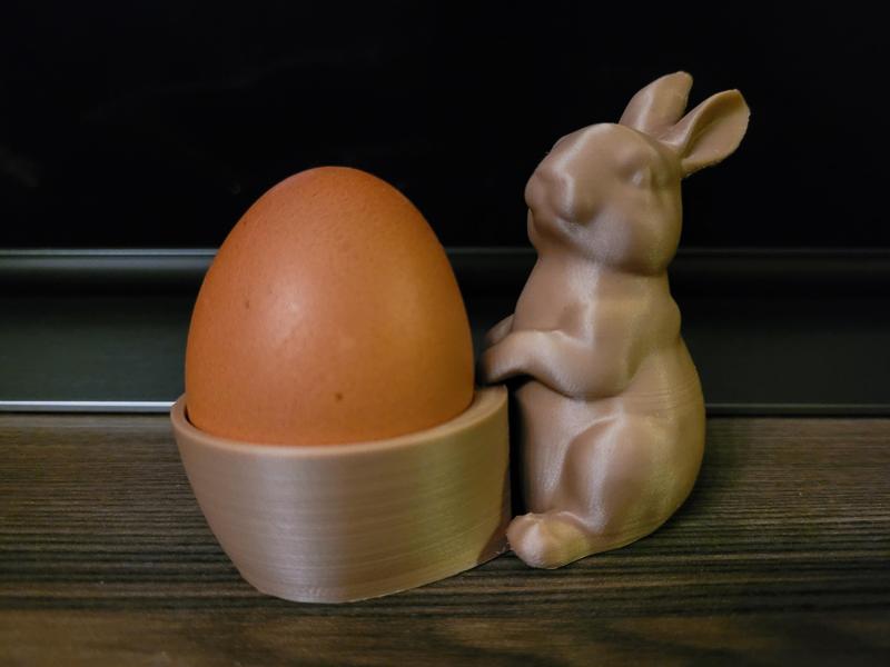 Easter Bunny with Egg Cup