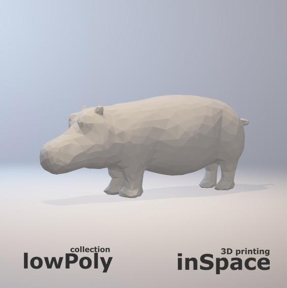 Low poly - Hippo