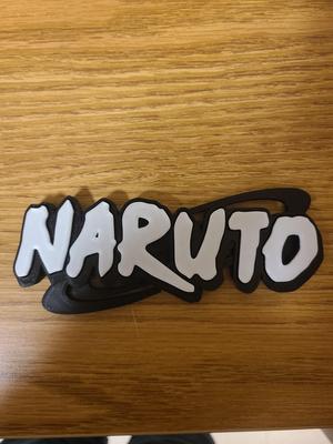 Naruto logo and Stand