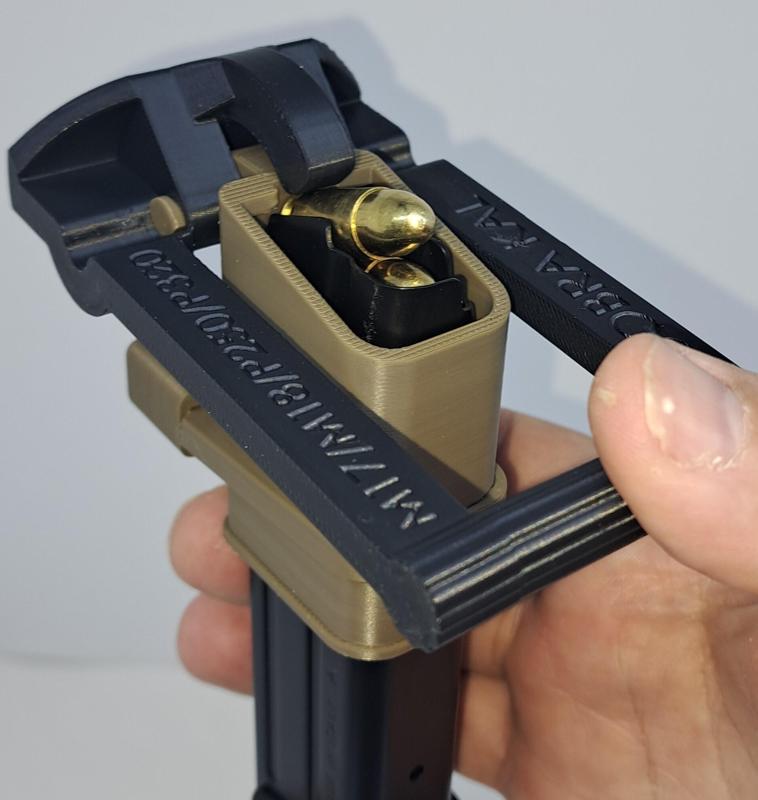 Magazine loader for SIG SAUER 9MM models p320, p250, m17, m18