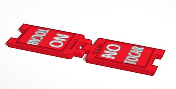 No Tocar Sign