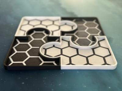 All-in puzzle tray