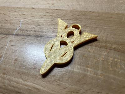 Ford V8 Logo Keychain