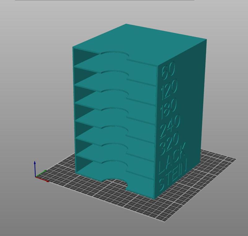 125mm Sanding Disc Sorting Box