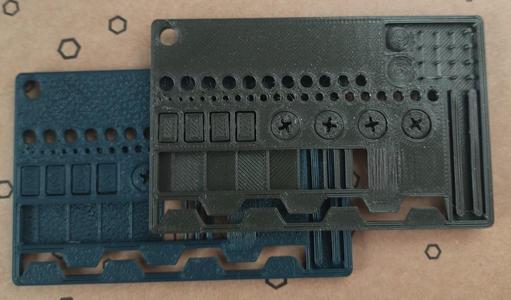 Filament and Printer Test Card