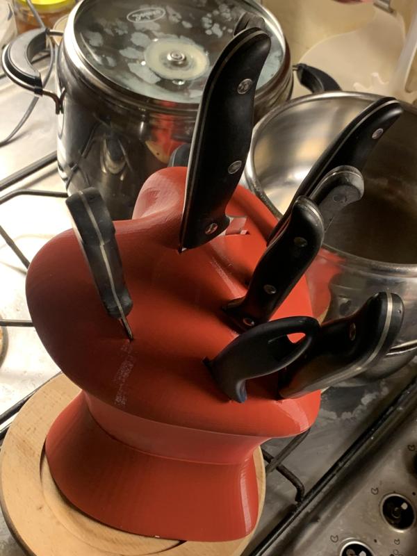 Valentine Knife Block