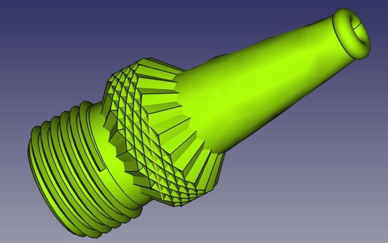 Tülle für Brause-schlauch Durchmesser 3 oder 4 mm