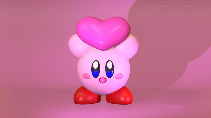 Kirby valentines heart