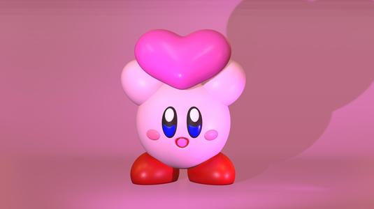 Kirby valentines heart