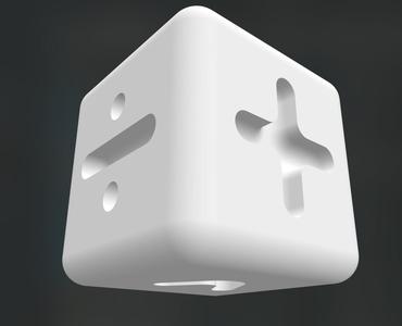 064 Vorsicht: Spielende Zahlen! Rechenzeichenwurfel
