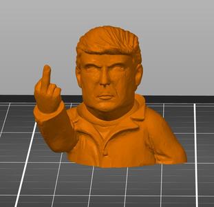 TRUMP Middle FINGER