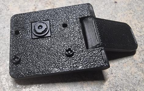 Print in place hinged bracket for Raspberry Pi Cameras