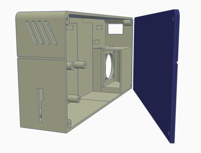 SKR Mini E3 V3 Mini Case, but longer (and wider)