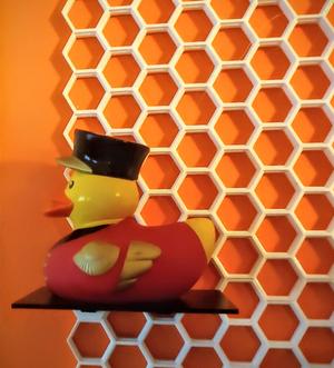 Duck display shelf for Honeycomb Wall Storage (HWS)