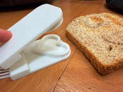 Toast Bread Heart Shape Stamp Press Love PiP