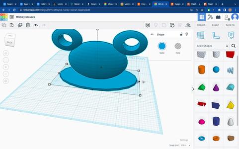 Mickey glasses holder