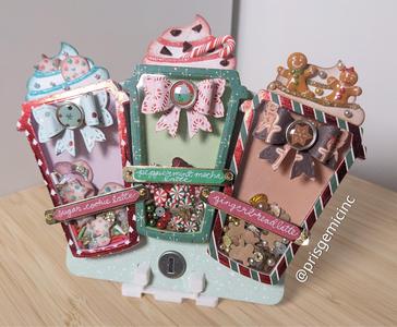 Nesting memdex display stand and organizer