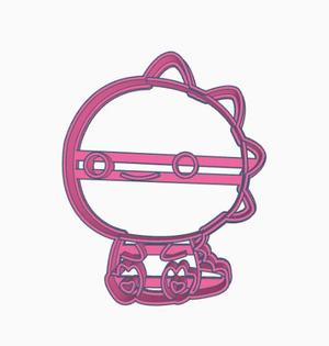 cookie-cutter dinosaur