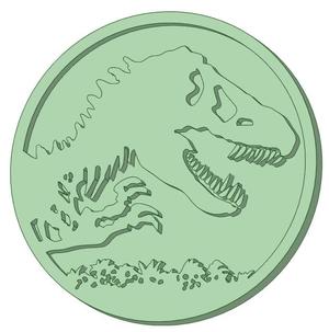 Dino Jurassic World stamp