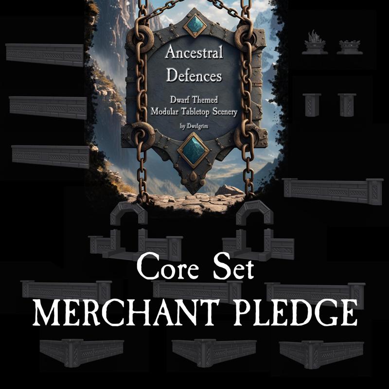 Ancestral Defence Line - Low Walls Merchant Set