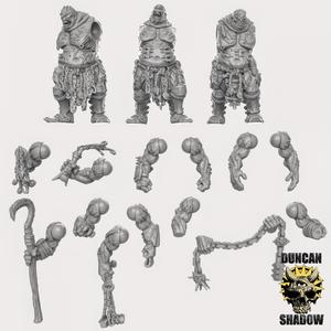 Chaos Scarred Ones Multipart Kit (pre supported) (L)