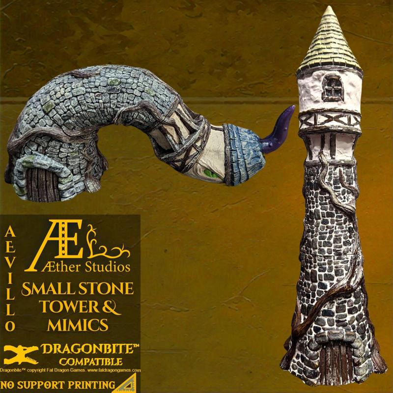AEVILL0 – Small Stone Tower and Mimics